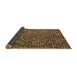 Sideview of Abstract Brown Modern Rug, abs4820brn