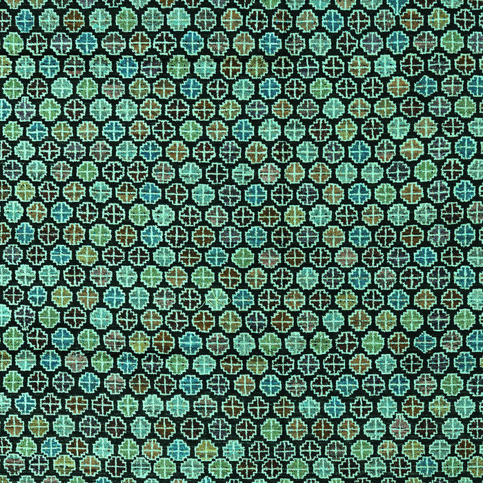 Abstract Turquoise Modern Rug, abs4820turq