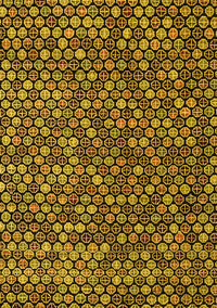 Abstract Yellow Modern Rug, abs4820yw