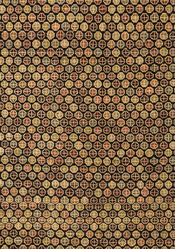 Abstract Brown Modern Rug, abs4820brn