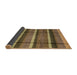 Sideview of Abstract Bronze Brown Modern Rug, abs4821