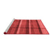 Modern Red Washable Rugs