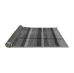 Sideview of Abstract Gray Modern Rug, abs4821gry