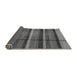 Sideview of Abstract Gray Modern Rug, abs4821gry