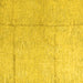 Square Abstract Yellow Modern Rug, abs4822yw