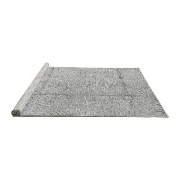 Sideview of Machine Washable Abstract Gray Modern Rug, wshabs4822gry
