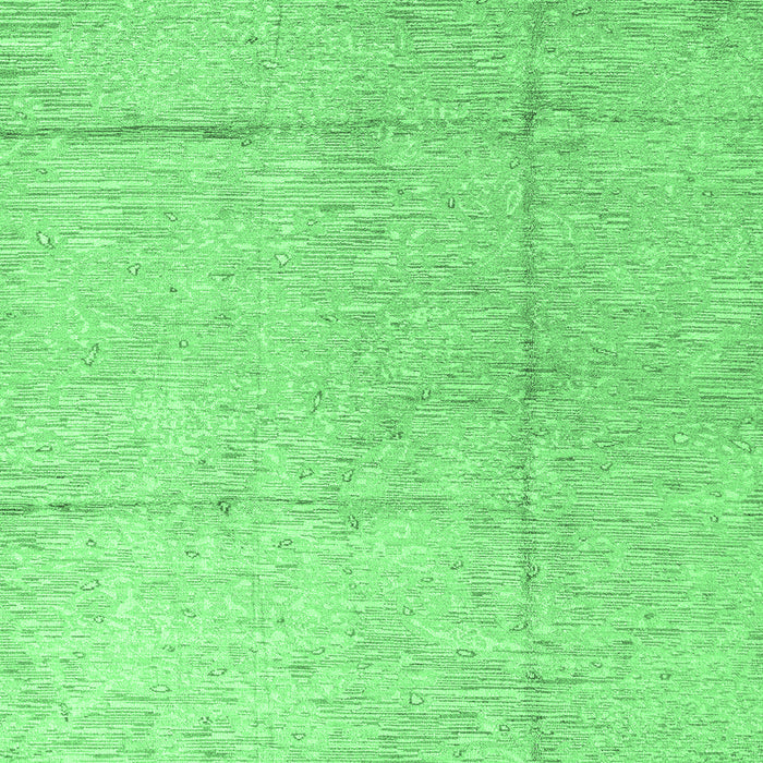 Square Machine Washable Abstract Emerald Green Modern Area Rugs, wshabs4822emgrn