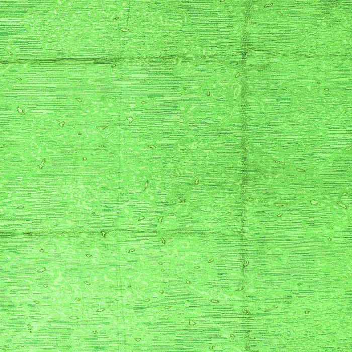 Square Machine Washable Abstract Green Modern Area Rugs, wshabs4822grn