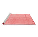 Modern Red Washable Rugs