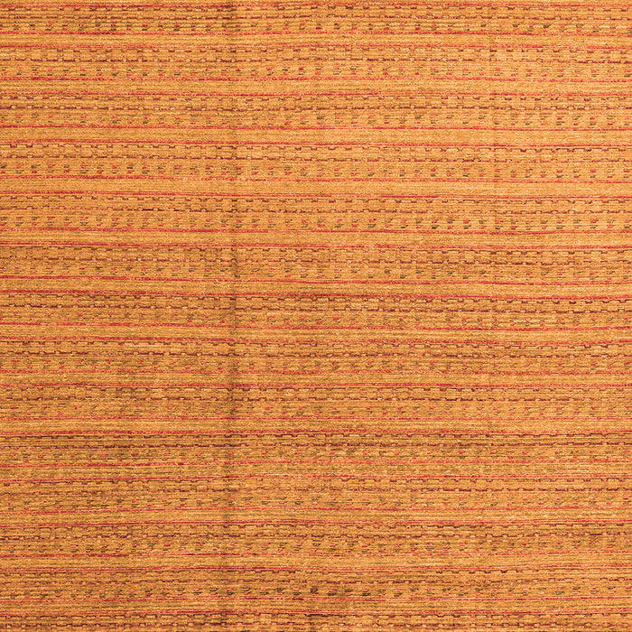 Square Machine Washable Abstract Orange Modern Area Rugs, wshabs4823org