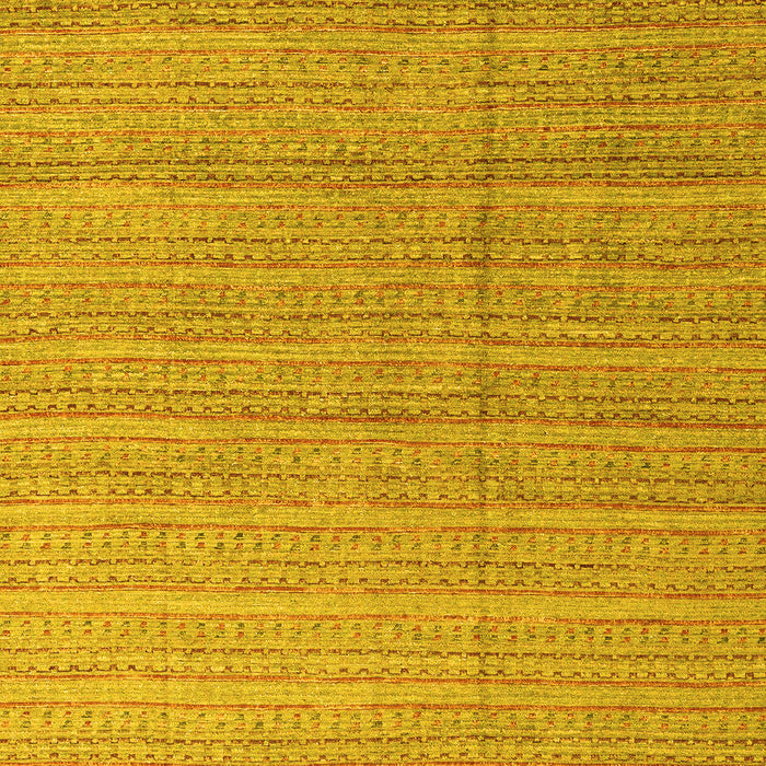 Machine Washable Abstract Yellow Modern Rug, wshabs4823yw