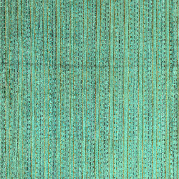 Square Abstract Turquoise Modern Rug, abs4823turq