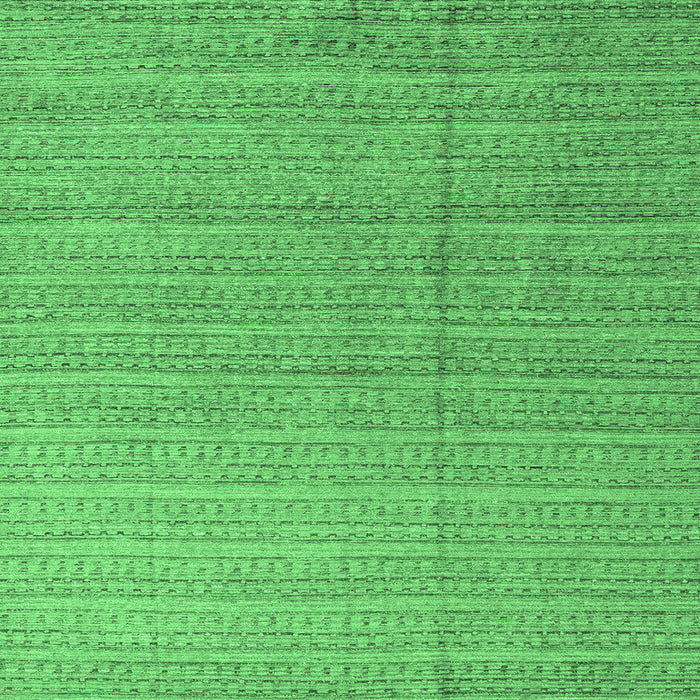Square Machine Washable Abstract Emerald Green Modern Area Rugs, wshabs4823emgrn