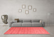 Modern Red Washable Rugs