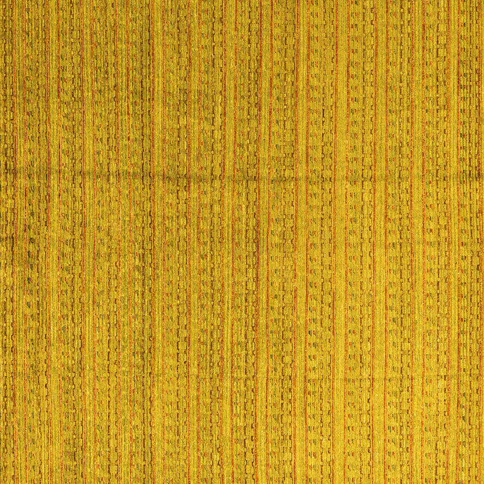 Square Machine Washable Abstract Yellow Modern Rug, wshabs4823yw