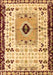 Machine Washable Abstract Brown Modern Rug, wshabs4824brn