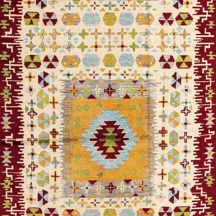 Machine Washable Abstract Khaki Gold Rug, wshabs4824