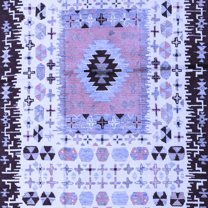 Abstract Blue Modern Rug, abs4824blu
