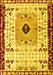 Abstract Yellow Modern Rug, abs4824yw