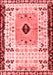 Abstract Red Modern Area Rugs