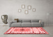 Modern Red Washable Rugs