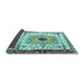 Sideview of Abstract Light Blue Modern Rug, abs4824lblu