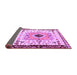 Sideview of Abstract Purple Modern Rug, abs4824pur