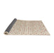 Sideview of Abstract Camel Brown Modern Rug, abs4825