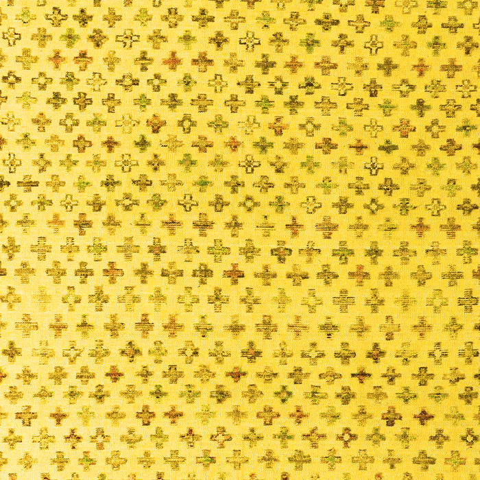 Machine Washable Abstract Yellow Modern Rug, wshabs4825yw