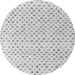 Round Abstract Gray Modern Rug, abs4825gry