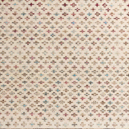 Square Machine Washable Abstract Camel Brown Rug, wshabs4825