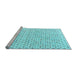 Sideview of Machine Washable Abstract Light Blue Modern Rug, wshabs4825lblu