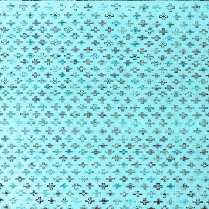 Square Machine Washable Abstract Light Blue Modern Rug, wshabs4825lblu