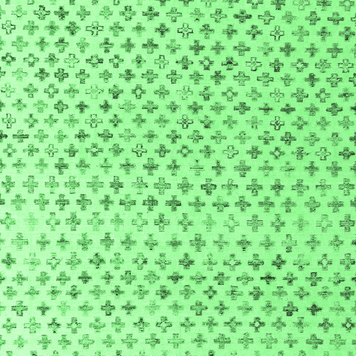 Machine Washable Abstract Emerald Green Modern Area Rugs, wshabs4825emgrn