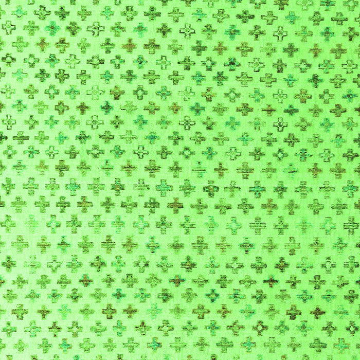 Machine Washable Abstract Green Modern Area Rugs, wshabs4825grn