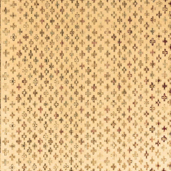 Square Machine Washable Abstract Brown Modern Rug, wshabs4825brn