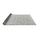 Sideview of Abstract Gray Modern Rug, abs4825gry