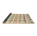 Sideview of Abstract Khaki Gold Modern Rug, abs4826