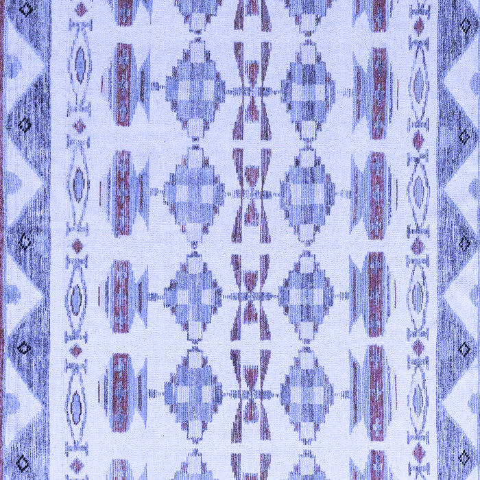 Square Machine Washable Abstract Blue Modern Rug, wshabs4826blu