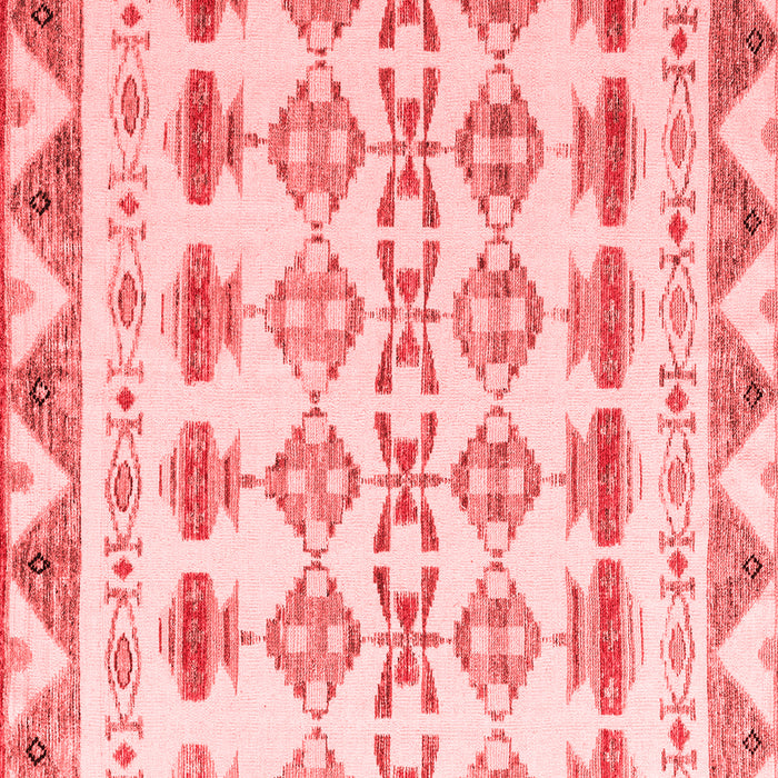Machine Washable Abstract Red Modern Rug, wshabs4826red