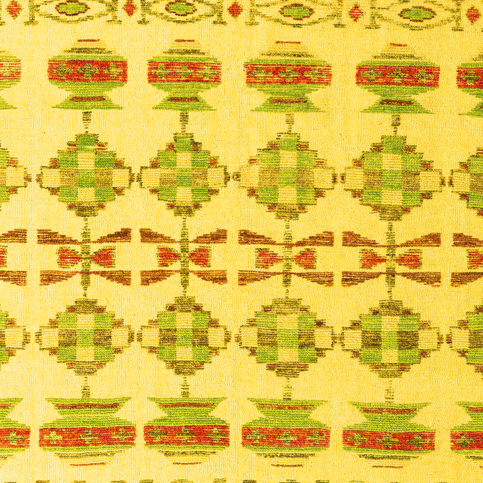 Abstract Yellow Modern Rug, abs4826yw