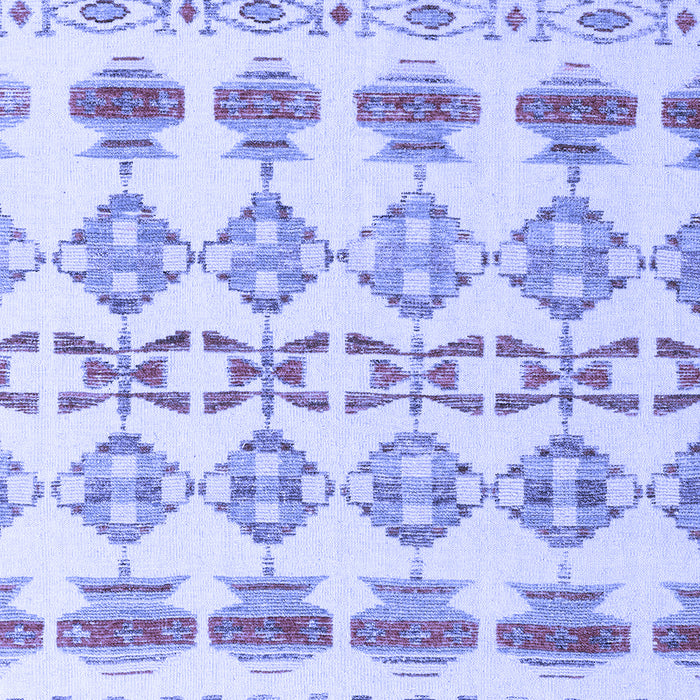 Machine Washable Abstract Blue Modern Rug, wshabs4826blu