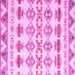 Square Machine Washable Abstract Pink Modern Rug, wshabs4826pnk