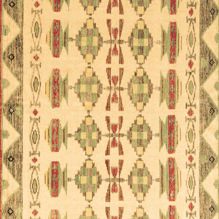 Square Machine Washable Abstract Brown Modern Rug, wshabs4826brn