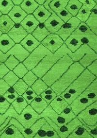 Abstract Green Modern Rug, abs4827grn