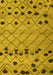 Machine Washable Abstract Yellow Modern Rug, wshabs4827yw