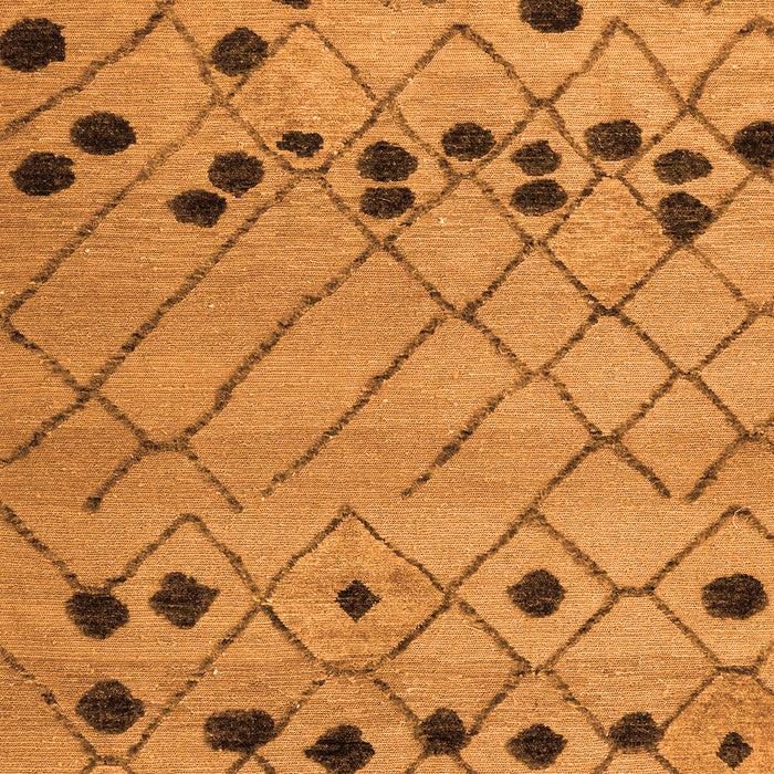 Abstract Orange Modern Rug, abs4827org