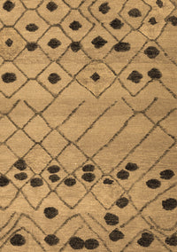 Abstract Brown Modern Rug, abs4827brn