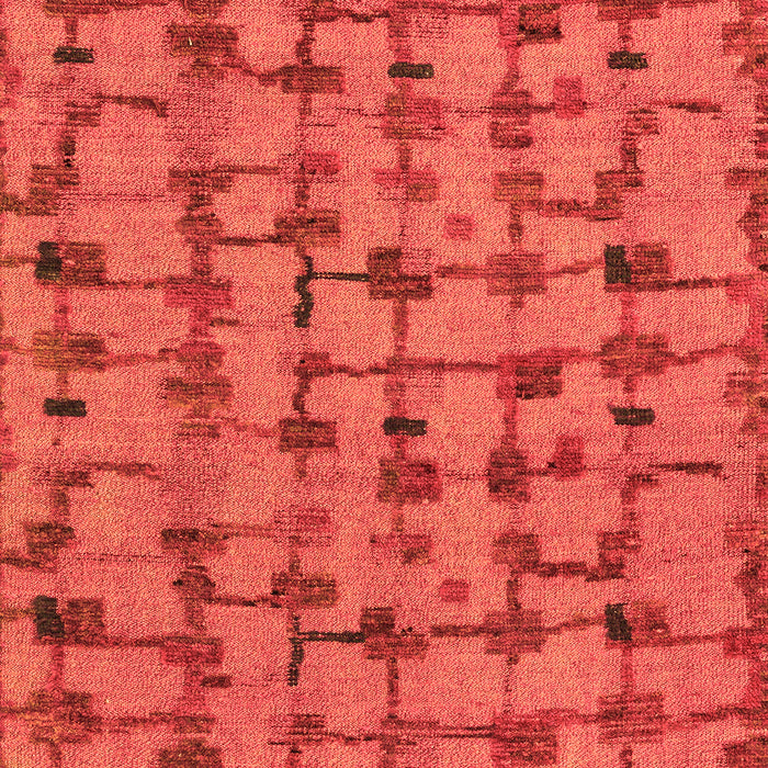 Machine Washable Abstract Orange Modern Area Rugs, wshabs4828org