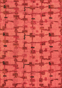 Abstract Orange Modern Rug, abs4828org